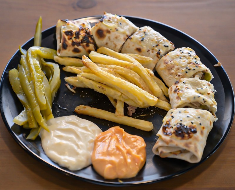 صحن شاورما دجاج كبير